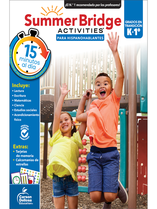 Title details for Summer Bridge Activities Spanish K-1 by Summer Bridge Activities - Available